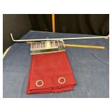 Home Styles Faux Silk Curtain Set