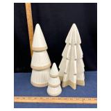 White Decorative Tree Figures