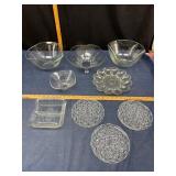 Clear Glass Tableware