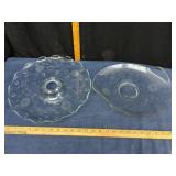 Decorative Clear Glass Platters