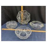 Crystal and Glass Serving Dishes