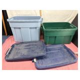 Rubbermaid Storage Totes With Lids