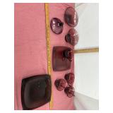 Red Glass Tableware