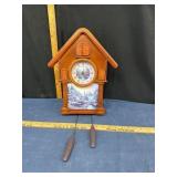 Thomas Kinkade Moments of Faith Clock