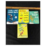 Four Dr, Seuss Books: 1988 One Fish Two Fish Red