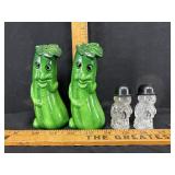 Two Sets of Salt & Pepper: 5' Green