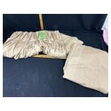 Pleated drapes- see pictures for measurements