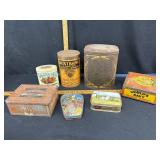 Vintage tins- see pictures