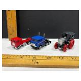 Toy Trucks and Tractor Set