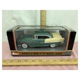 1955 Chevy Bel Air Green/Cream Die Cast Vehicle