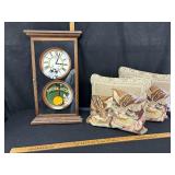 Cat lot- pillows & framed plates