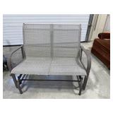 Outdoor patio glider