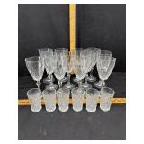 Crystal glasses/ shot glasses