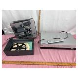 Vintage Bell & Howell Projector and LG DVD Player