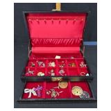 Jewelry Box with Assorted Items