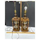 Ornate Hourglass Lamps