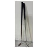Vintage Golf Clubs with Grips
