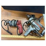 Two Vintage Power Drills