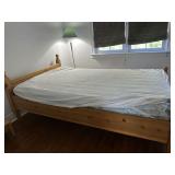 Complete bed, headboard, footboard frame