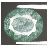 $5,950 Appraisal - 6.15 ct Cert. Emerald gemstone
