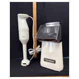 Braun Mixer and Toastess Popcorn Maker