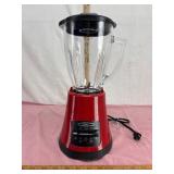 Red Oster Blender With Lid