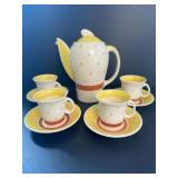 Tea set by Susie Cooper, Crown Works, Burslem
