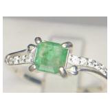 $1,611 Appraisal - 1.2g Cert. Silver Emerald
