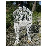 Heavy cast-iron chair