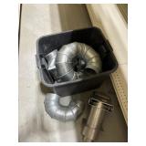 Bucket- no lid with duct pipe- see pictures