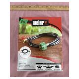 6 ft. Weber Propane Adaptor Hose for Q 100/1000,