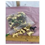 Small bag of miniature plastic animals