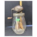 Antique butter churn