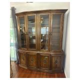 Two piece buffet and hutch