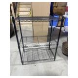 Black wire shelf