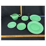 Green Fiesto dishes / pitcher & small bowl