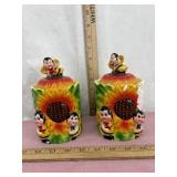 Two Anthropomorphic Ceramic Storage Jars With 3D