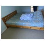 Complete bed. Headboard, footboard frame, and