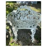 Heavy cast-iron chair