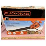 Black & Decker corded 3 in 1 blower/ vacuum/