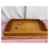 Wooden Serving Tray With Handles