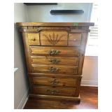 Wood tall dresser