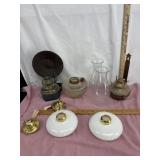 Miscellaneous oil lamps - see pictures