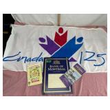 Canada 125 Flag and Publications