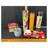 Vintage Toys Including Slinky and Truck