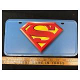 Superman Logo License Plate