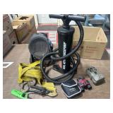 Miscellaneous box lot- heater- tested/