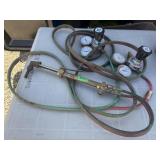 Harris oxygen and acetylene, cutting torch and