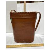 Handmade Leather Wine/Water Carrying Case