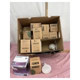 Box of assorted light bulbs- see pictures
